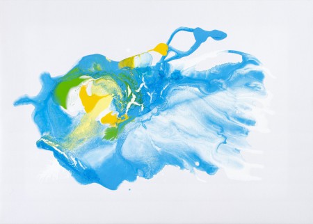 enged I let (akril, pvc, 50x70 cm)